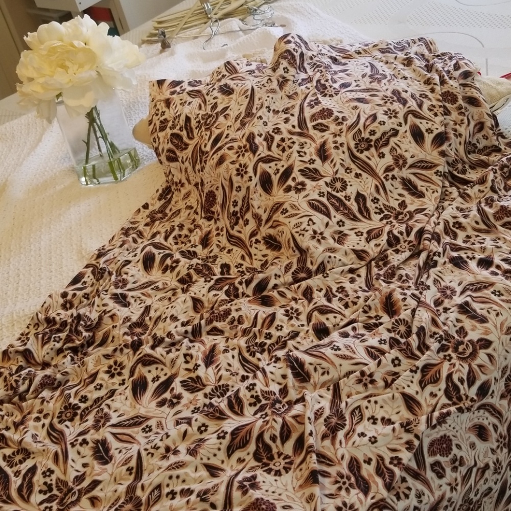 Lane Bryant Paisly Maxi Skirt